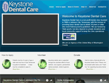 Tablet Screenshot of keystonedentaljc.com